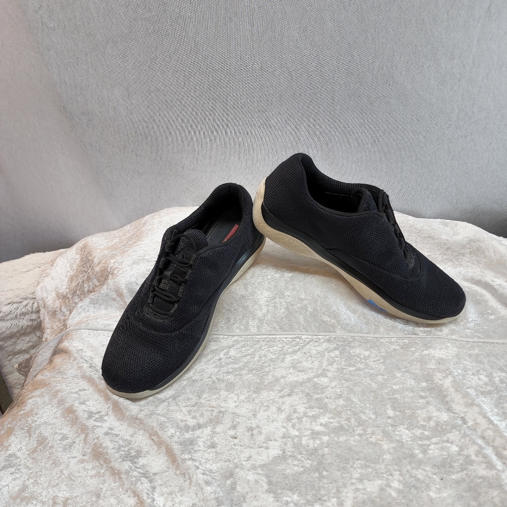 Prada Casual Sneakers Black Women's 37 1/2  Us size 7.5